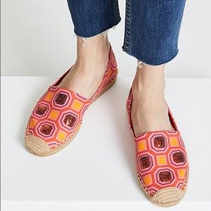 Tory Burch Cecily Embellished Espadrilles